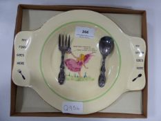 Boxed Nursery Dish - Fork & Spoon