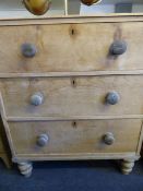 3 Height Pine Chest