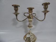 Silver Plated Candelabra