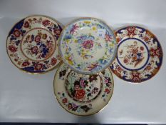 Collection of Masons Iron Stone Plates