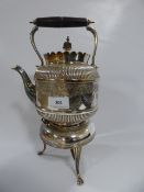 Silver Plated Kettle on Stand