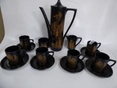 Portmeirion Pottery Coffee Set - Phoenix