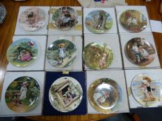 Collection of 12 Coalport Plates - Boxed