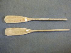 Pair of Wooden Paddles