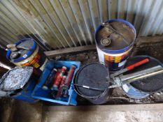 Assorted Oils, Greeses and Lubricants etc