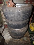 Set of 4 Super Light Mini Alloy Wheels