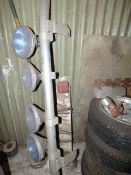 Hibar Aluminium Light Bar Complete with 4 Hella Spot Lights