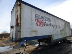 CartWright  40ft Step Frame Trailer for Spares and Contents