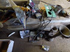 Assorted Digital Speedo's, Train Horns, Inspection Lamps etc