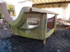 White Volvo Race Truck Bonnet Mold