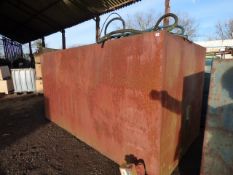 1500 Gallon Oil Storage Tank with Delivery Meter, Pumps and Hoses