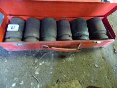Set of 6 Britool 1'' Drive Sockets