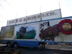 Cartwright 40ft Twin Axel Meat Auctioneers/Market Traders Trailer with Central Sales Area,