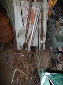 Mixed Lot of Assorted Wheel Braces, Toe Jacks, Wrenches, Aluminium Checker Plate etc