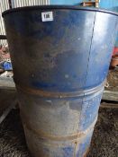 2 Part Drums Containing Disel Engine Oil