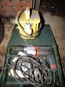 Metabo 110v Drill with Key-less Chuck and a 110v Two Tool Transformer