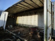24ft Curtain Side Lorry Back