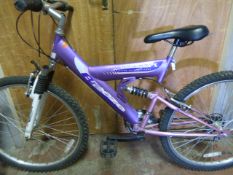 Girls Breeze Concept Mountain Bike with Suspension - Lilac