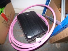 *Pull Along Suitcase and 5 Pink Hula Hoops