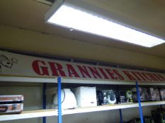 Large Illuminated Aluminium & Perspex Sign 