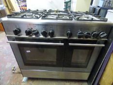 Kenwood 5 Burner Stainless Steel  Cooker over Double Oven
