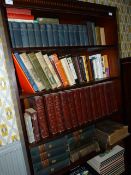 Reproduction Mahogany Open Fronted Bookcase