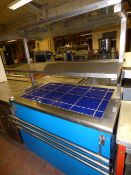 *Tile Top and Stainless Steel Cafeteria Servery Unit