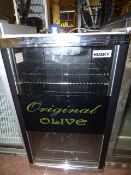 *Husky Undercounter Single Door Bottle Cooler Branded Original Olive
