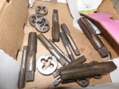 Box containing Engineers Taps & Dies