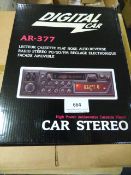 *Carton containing 8 Arelec Digital Car Stereos
