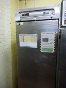 *Foster Stainless Steel Single Door Upright Refrigerator  - Untested