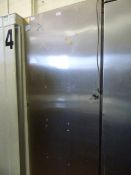 *Foster Stainless Steel Single Door Upright Refrigerator - Untested