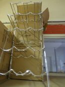 Chrome 15 Bottle Wine Rack