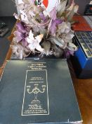 Silver Plated Candelabra and Dried Flower Arrangement