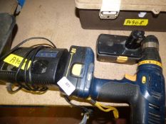 18v Cordless Drill with Spare Battery and Charger
