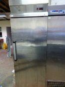 Stainless Steel Single Door Upright Refrigerator