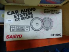 *Sanyo GT4600 Car Stereo with Speakers