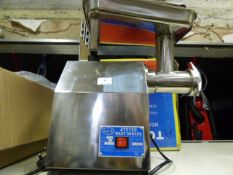 *Stainless Steel Single Phase Meat Mincer Model ATC12C Ref 420