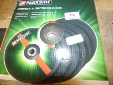 Parkside Cutting and Grinding Disk Set - 6 Pieces