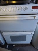 Hotpoint Halogen Speed Glow Plus Ceramic Cooker over Double Oven