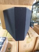 3 Black Ash Speaker Cabinets