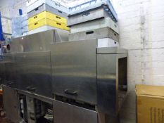 Metos WD211E Commercial Pass Through Dish Washer