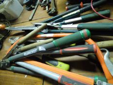 Assorted Hedge Shears - Bow Saws & Pruners