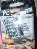 Powerfix 61 Piece Socket Set