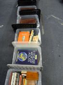 5 Boxes of Assorted Reference & Fictional Books