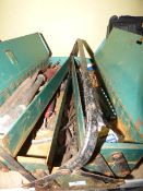 Green Cantilever Tool Box containing Chisels - Tools etc