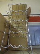Chrome 15 Bottle Wine Rack