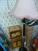 Standard Lamp with Pink Shade