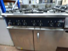 *Stott Benham Commercial 6 Burner Gas Cooker over Oven