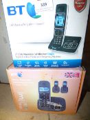 2 Cordless Telephone Sets